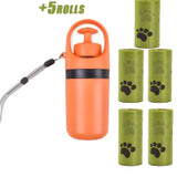 Portable Lightweight Dog Pooper Scooper With Built-in Poop Bag Dispenser Eight-claw Shovel For Pet Toilet Picker