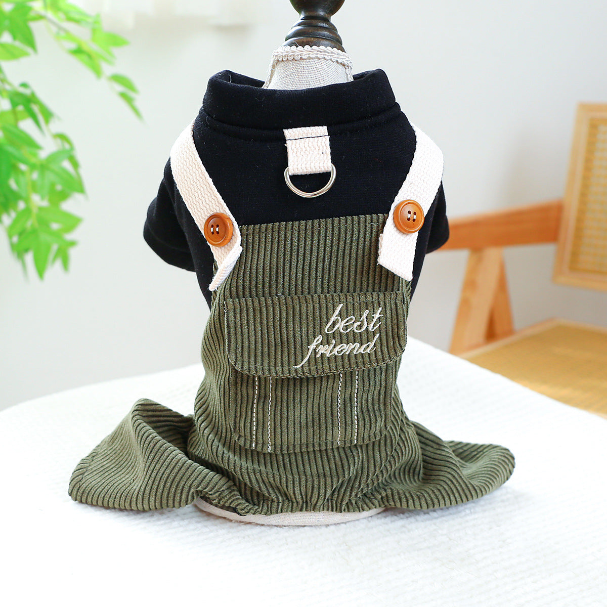 Ring Pet Clothes New Corduroy
