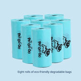 Portable Lightweight Dog Pooper Scooper With Built-in Poop Bag Dispenser Eight-claw Shovel For Pet Toilet Picker