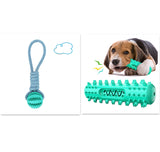 Interactive Treat Rope Rubber Leaking Chewing Bite Resistant Pet Tooth Cleaning