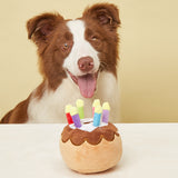 Pet Plush Birthday Candle Cake
