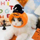 Pet Halloween Pumpkin Vest Festive Harness Thanksgiving Christmas Apparel