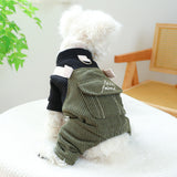 Ring Pet Clothes New Corduroy