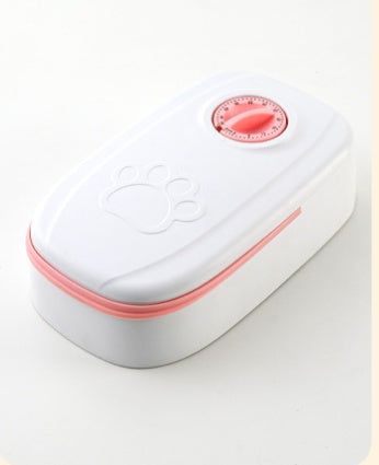 Automatic Smart Food Dispenser Timer Stainless Steel Bowl