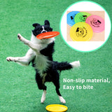 Silicone Flying Saucer Flying Discs Resistant Chew