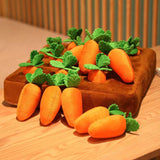 Carrot Plush Vegetable Chew Toy Snuffle Mat