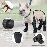 Soft Waterproof Adjustable Dog Boots Breathable Outdoor Walking French Pets Paws Protector