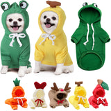 Fruit Dog Hoodie Winter Warm Fleece Coat