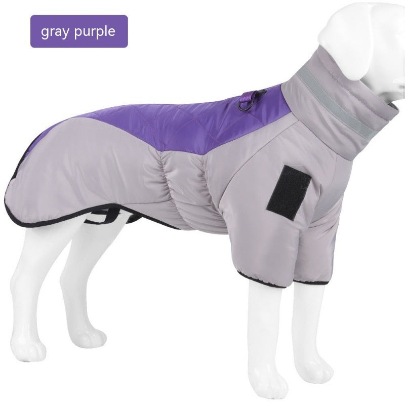 Pet Winter Coat Waterproof Warm Thicken Vest Labrador Jacket