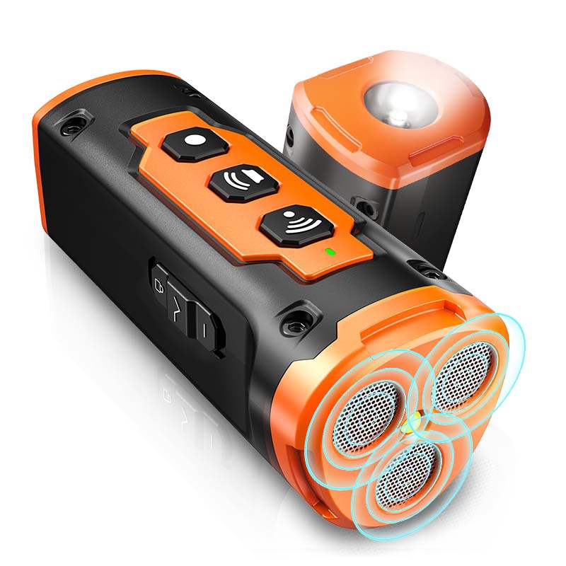 Ultrasonic Three-Head Bark Plug Torch Drive Artifact Anti Dog Bark Deterrent Device With LED Flashlight