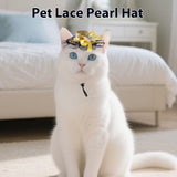 Pet Lace Hat Dress Up Hair