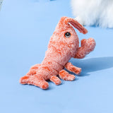 Electric Jumping Shrimp USB Charging Simulation Lobster Plush Pets Toy
