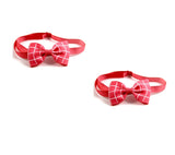 Plaid Pet Bow Tie