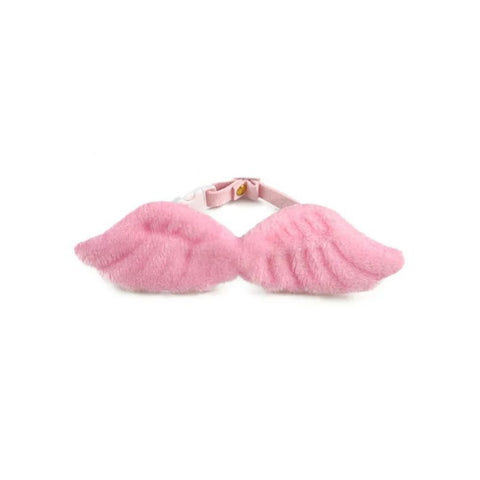 Pet Specific White Collar Angel Wing Neck Rings Butterfly Tie Decoration