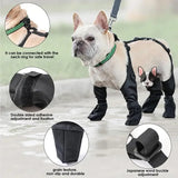 Soft Waterproof Adjustable Dog Boots Breathable Outdoor Walking French Pets Paws Protector