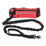 Hands Free Dog Leash Pet Walking And Training Belt With Phone Pocket And Water Bottle Holder