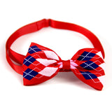 Plaid Pet Bow Tie