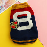 Bowknot Hollow Knit Pet Sweater