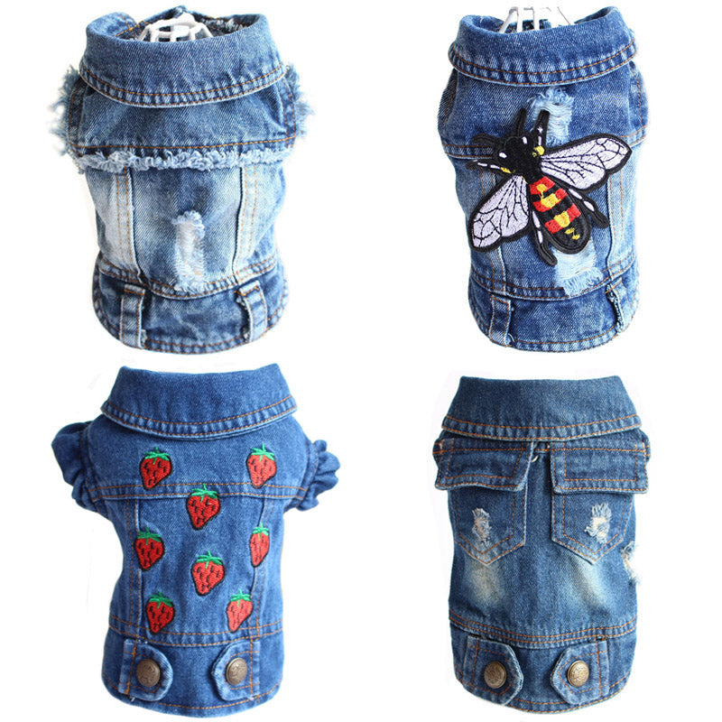 Designer Denim Jacket Coat Jeans Costume Vest Spring Clothing