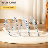 Folded Cat Tunnel S Type Spring Tunnel