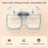 Automatic Smart Food Dispenser Timer Stainless Steel Bowl