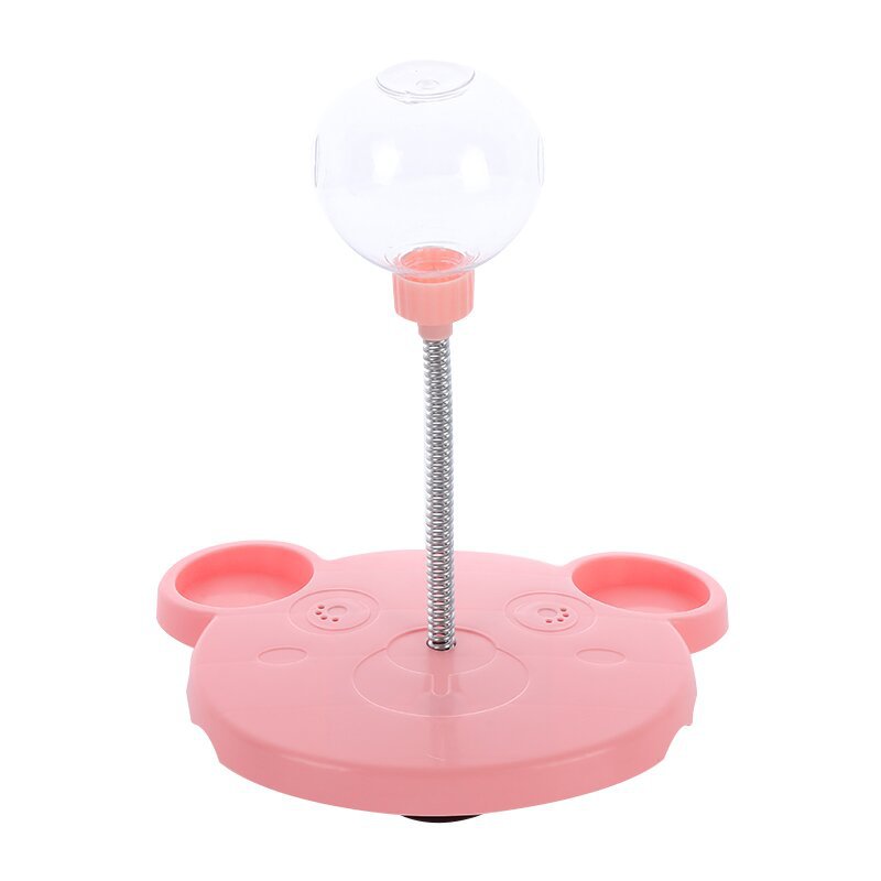 Pet Feeder Leaking Food Ball Self-Playing Tumbler Swing Puzzle Training Dispenser Bowl